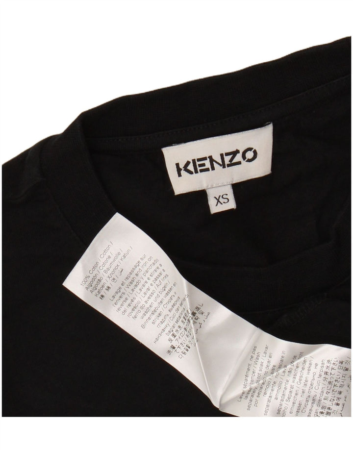Tricou grafic Kenzo pentru bărbați Top XS bumbac negru