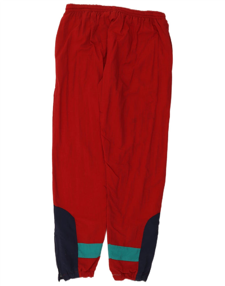 Jachetă Parka Vintage pentru femei UK 14, mare, roșu, color block