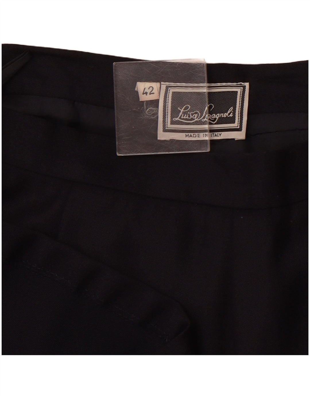 LUISA SPAGNOLI Fusta evazată pentru femei cu talie înaltă IT 42 Medium W26 Bleumarin