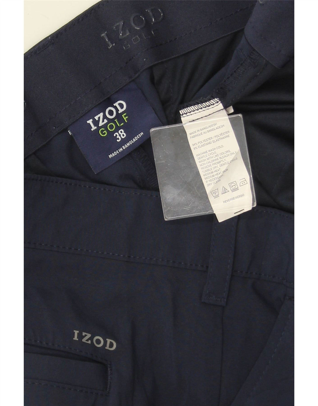 Pantaloni scurți cargo IZOD pentru bărbați W38 XL bleumarin poliester
