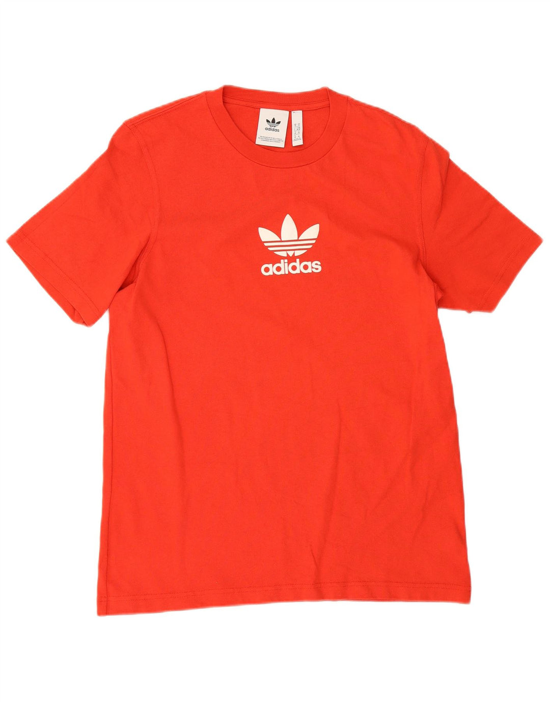 Tricou grafic pentru bărbați Adidas Top, bumbac roșu mediu