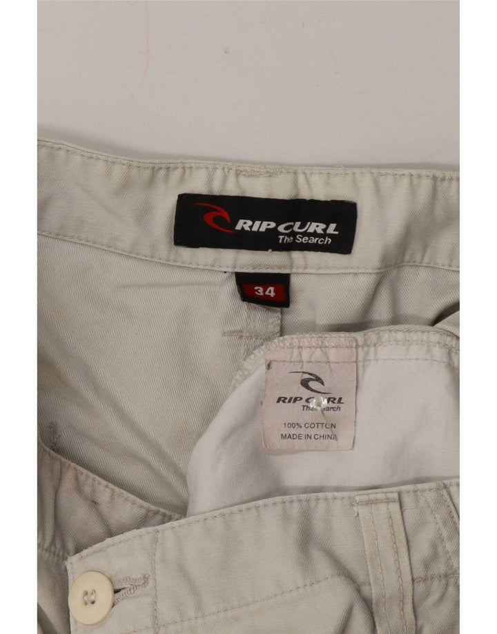Pantaloni scurți casual pentru bărbați Rip Curl W34 Large Beige Bumbac