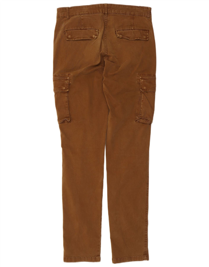 Pantaloni cargo slim pentru bărbați Lyle & Scott L32 L33 bumbac maro