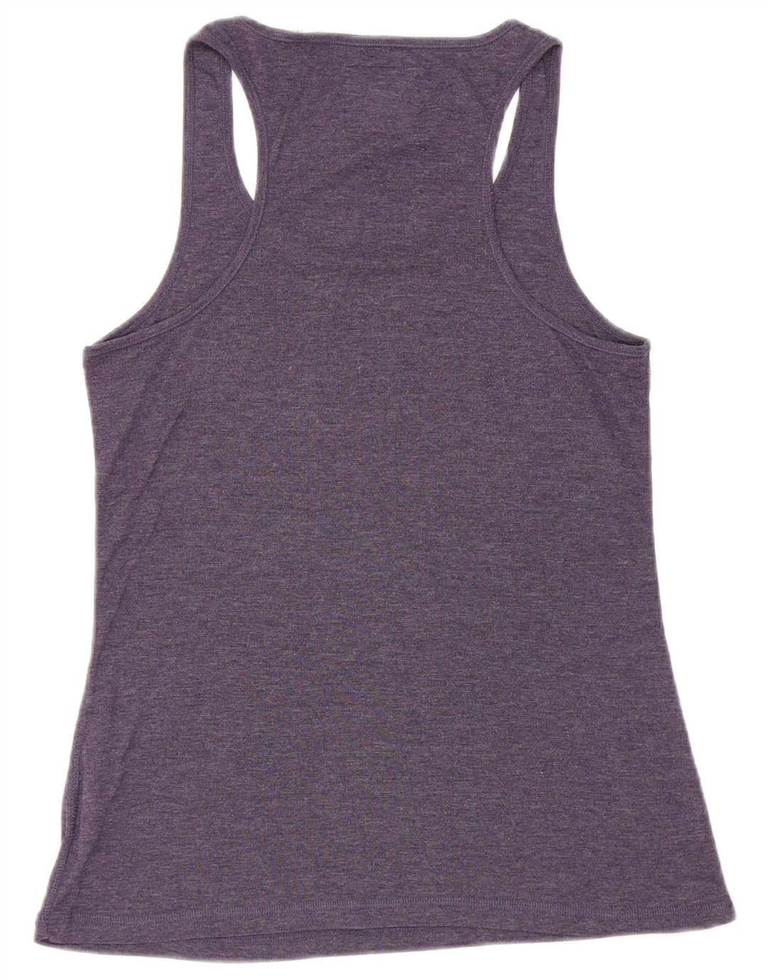 Jack Wills Femei Graphic Vest Vest Top UK 14 Medium Bleumarin Bumbac