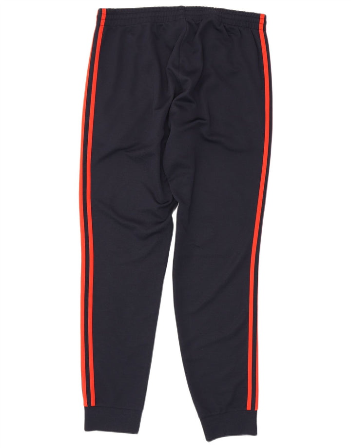 Pantaloni de trening pentru bărbați Adidas Pantaloni de jogging mari, bleumarin, poliester