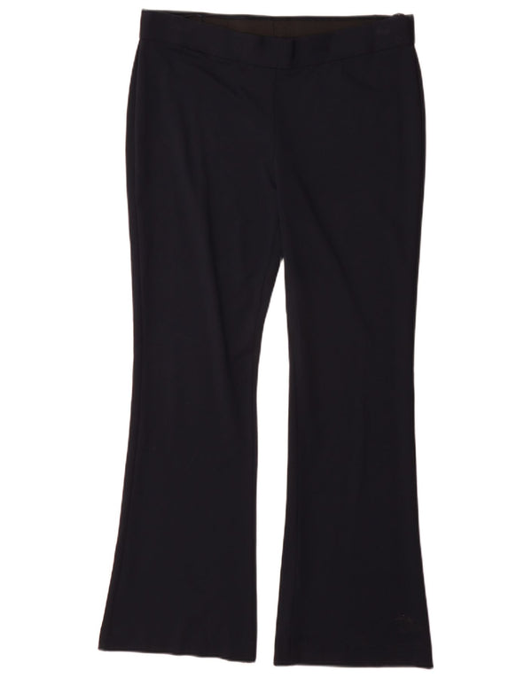 Pantaloni evazați pentru femei Marks & Spencer UK 14 Large W34 L31 Bleumarin Viscoză