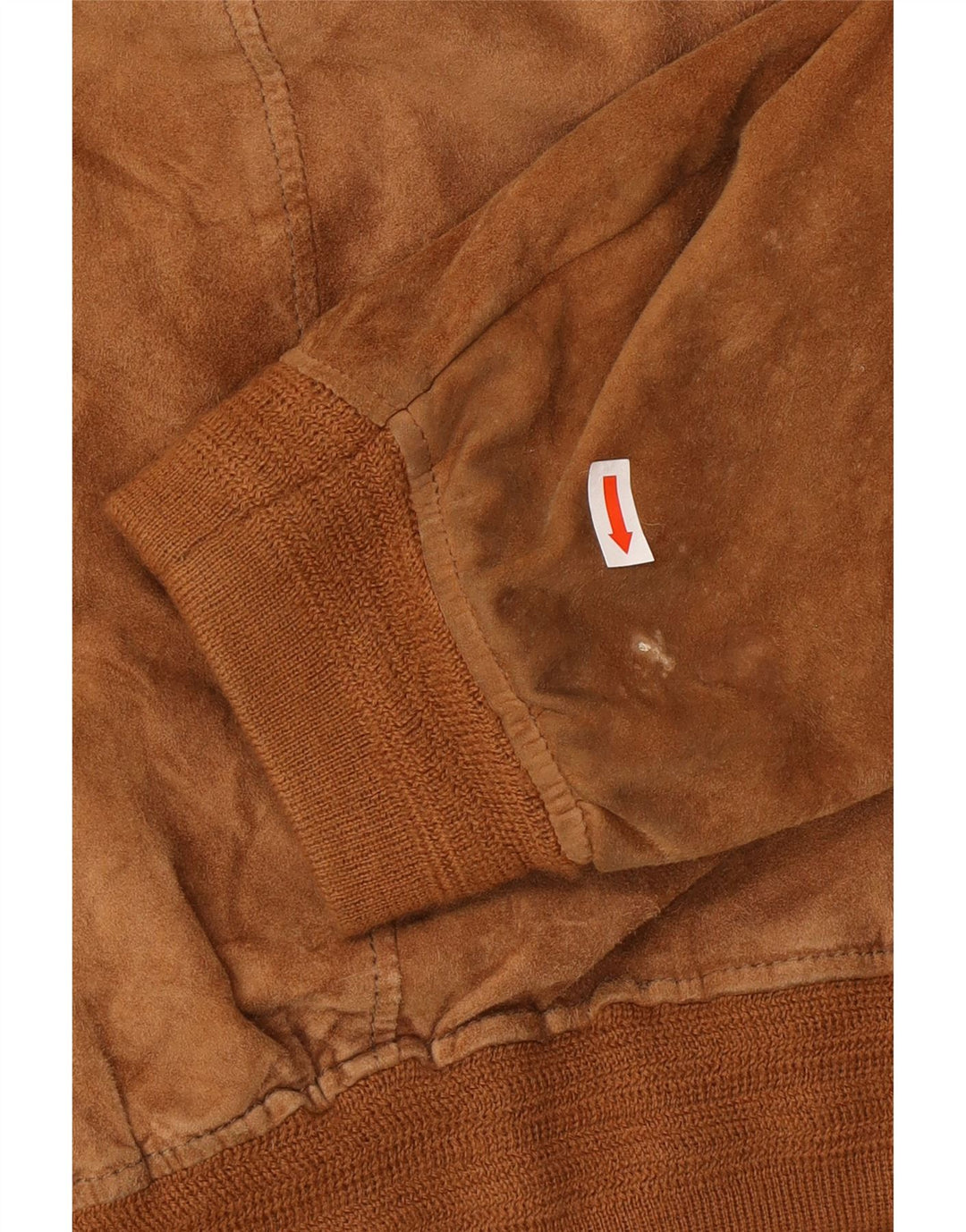 Bomber vintage pentru bărbați din piele intoarsa UK 40 mare maro