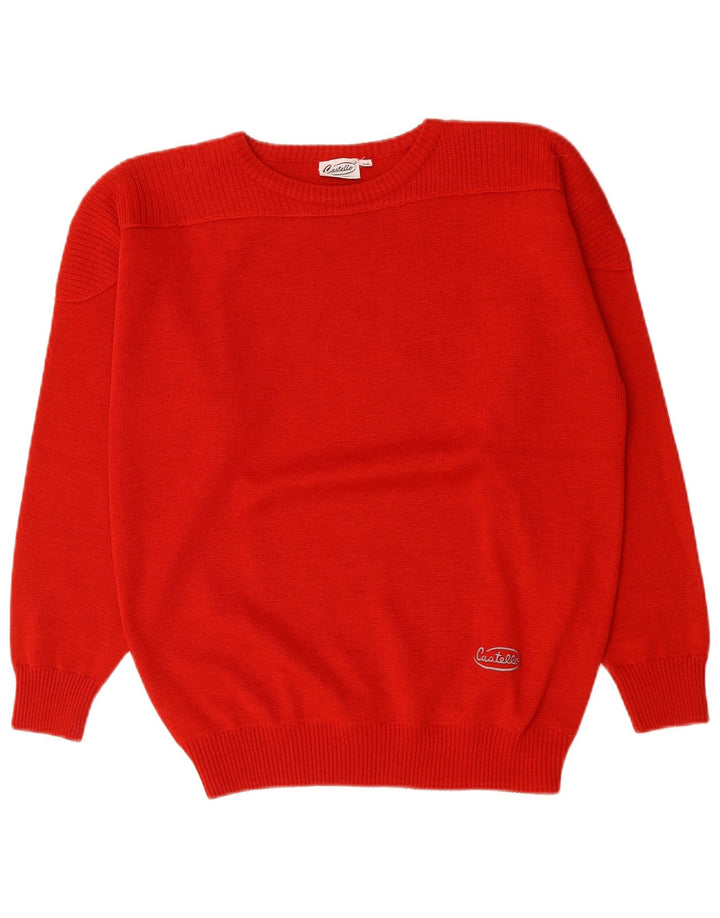 Pulover pentru damă Castello cu gât roșu IT 54 2XL poliacrilic roșu