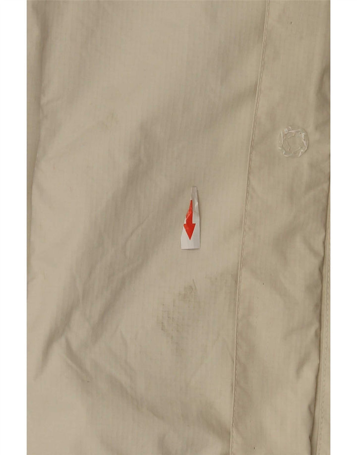 Jachetă de ploaie cu glugă The North Face pentru femei UK 14 Medium Beige Nylon