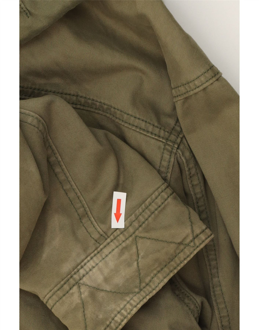 Jachetă parka cu glugă NIKE pentru bărbați UK 39/41 bumbac kaki mediu