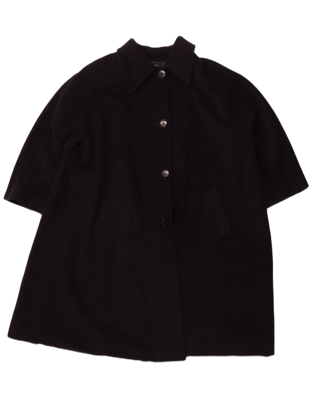 LUISA SPAGNOLI Palton supradimensionat pentru femei UK 16 mare, lână virgină, albastru