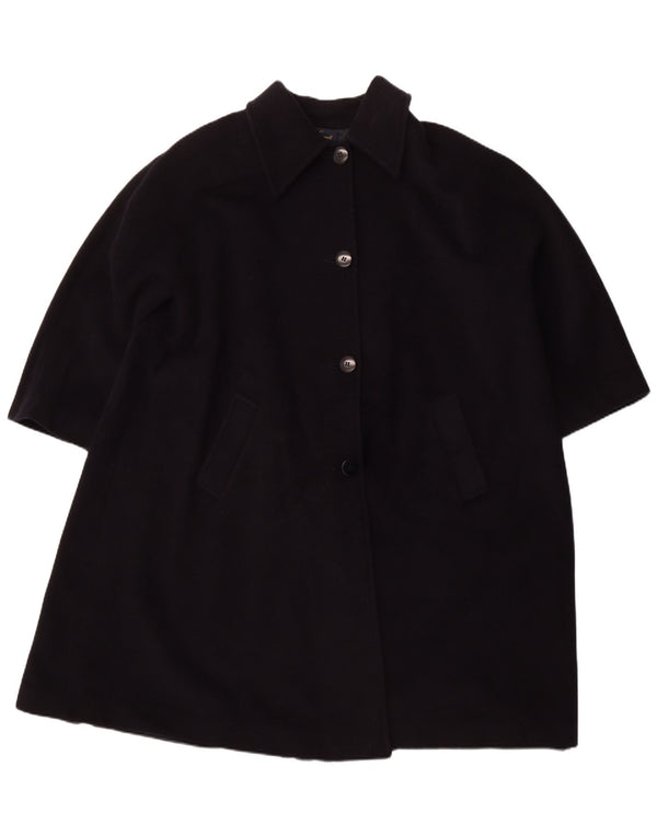 LUISA SPAGNOLI Palton supradimensionat pentru femei UK 16 mare, lână virgină, albastru