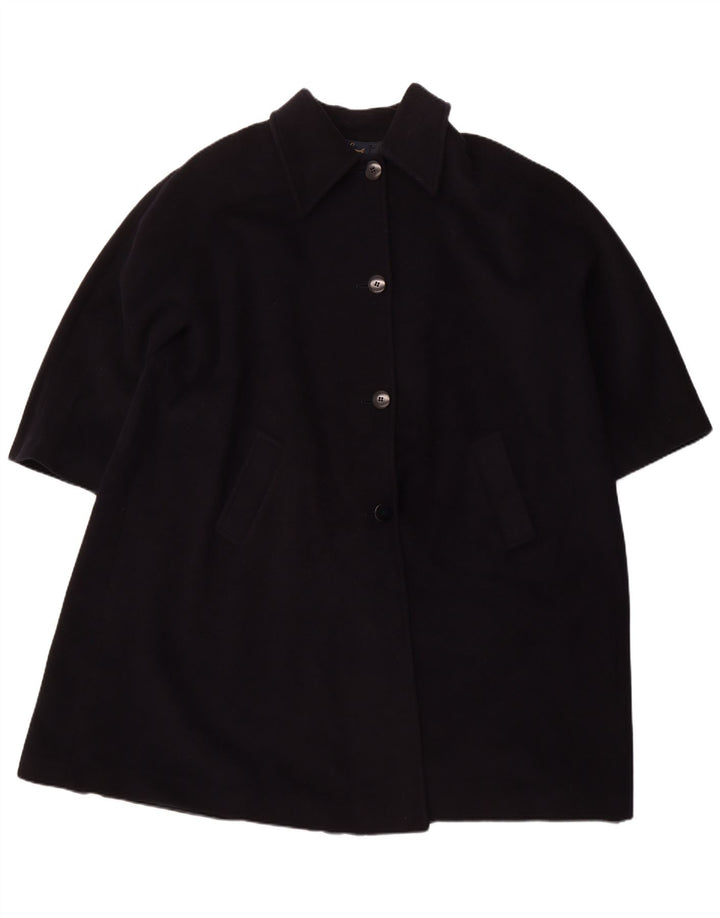 LUISA SPAGNOLI Palton supradimensionat pentru femei UK 16 mare, lână virgină, albastru