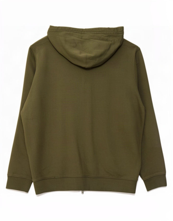 Pulover Levi's Standard cu fermoar pentru bărbați, bumbac mare, kaki