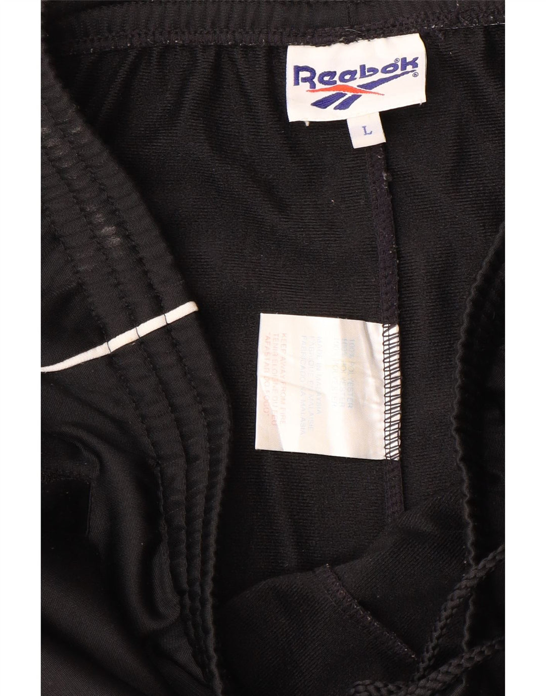 Pantaloni de trening pentru bărbați Reebok Joggeri mari, negru, poliester