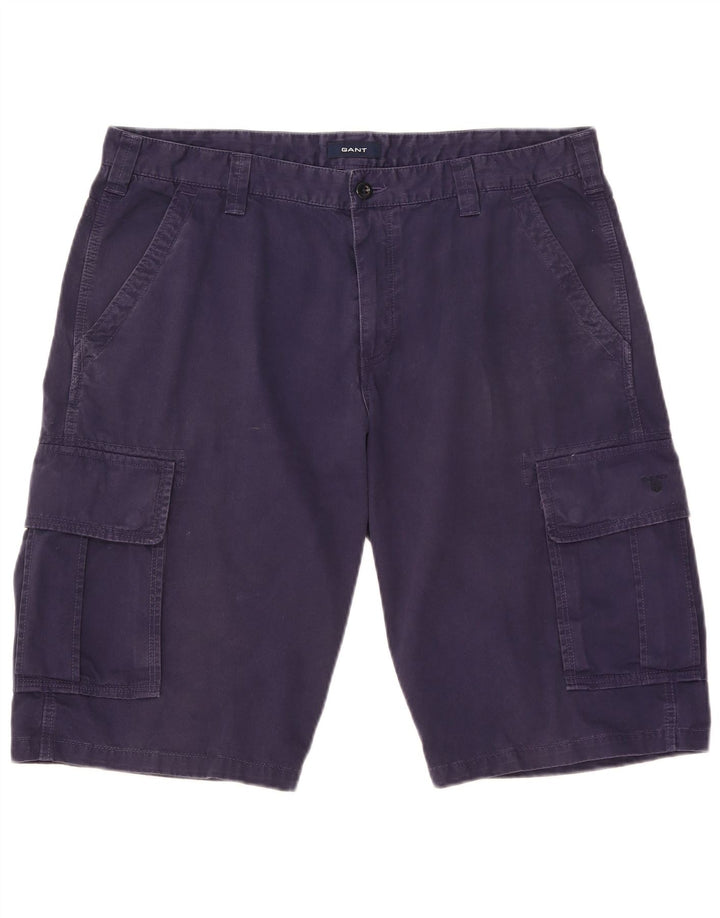 Pantaloni scurti cargo Gant pentru bărbați W38 XL, bumbac bleumarin