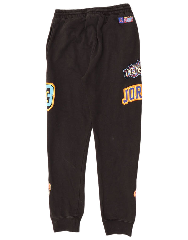 Jordan Băieți Pantaloni De Trening Grafic Joggeri 13-14 Ani XL Bumbac Negru