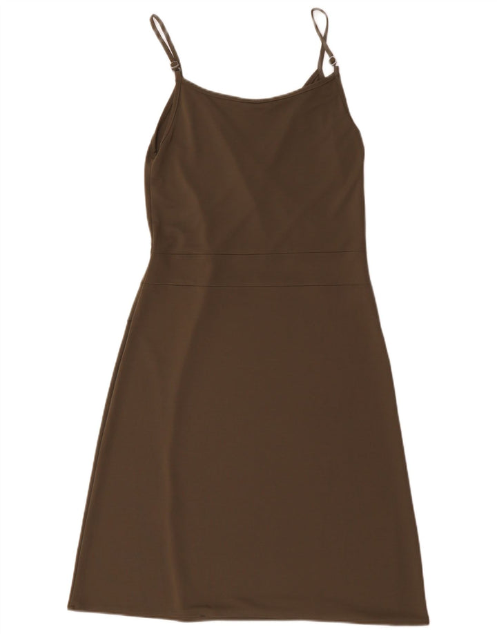 Rochie A-Line fără mâneci pentru femei Marks & Spencer UK 12 Medium Khaki