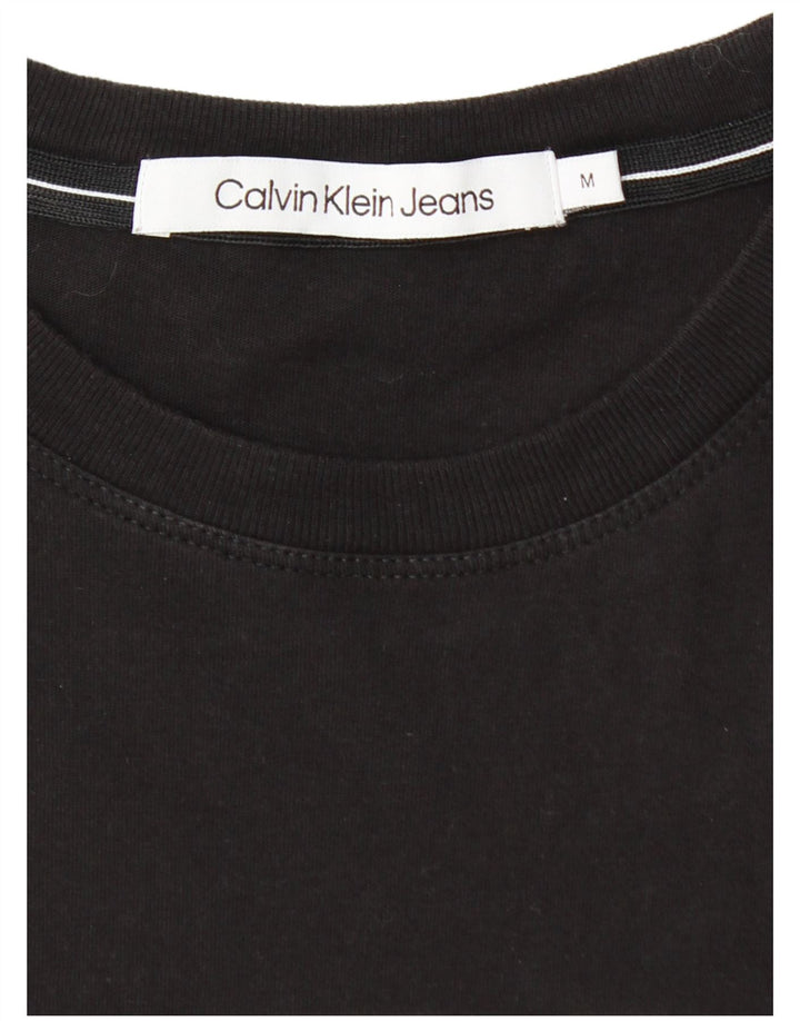 CALVIN KLEIN JEANS Tricou grafic pentru bărbați Top mediu negru