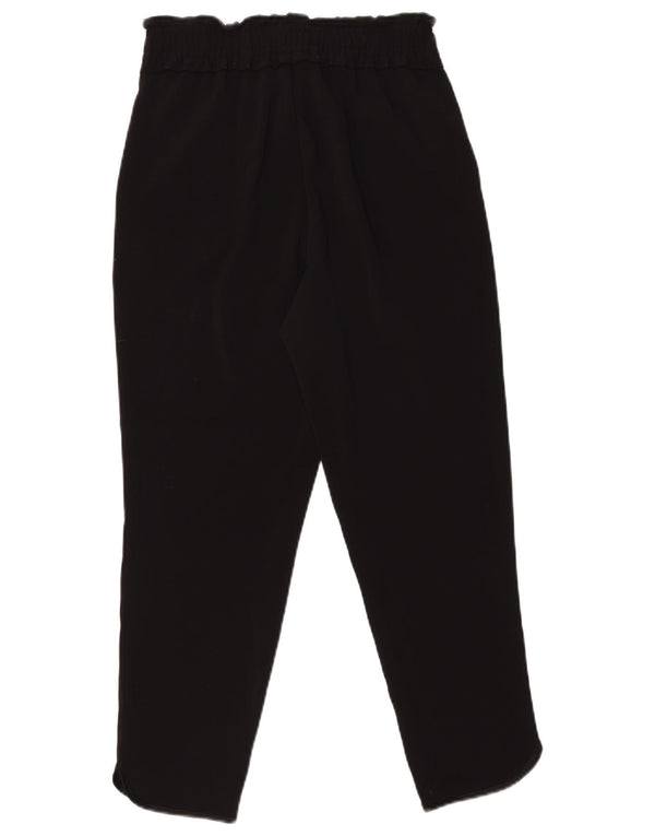 Pantaloni casual conici Trafaluc pentru femei Zara XS W24 L25 Negri