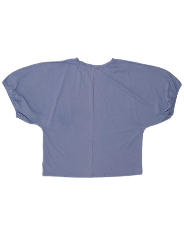 BENETTON Tricou pentru femei Top UK 14 Medium Blue Bumbac