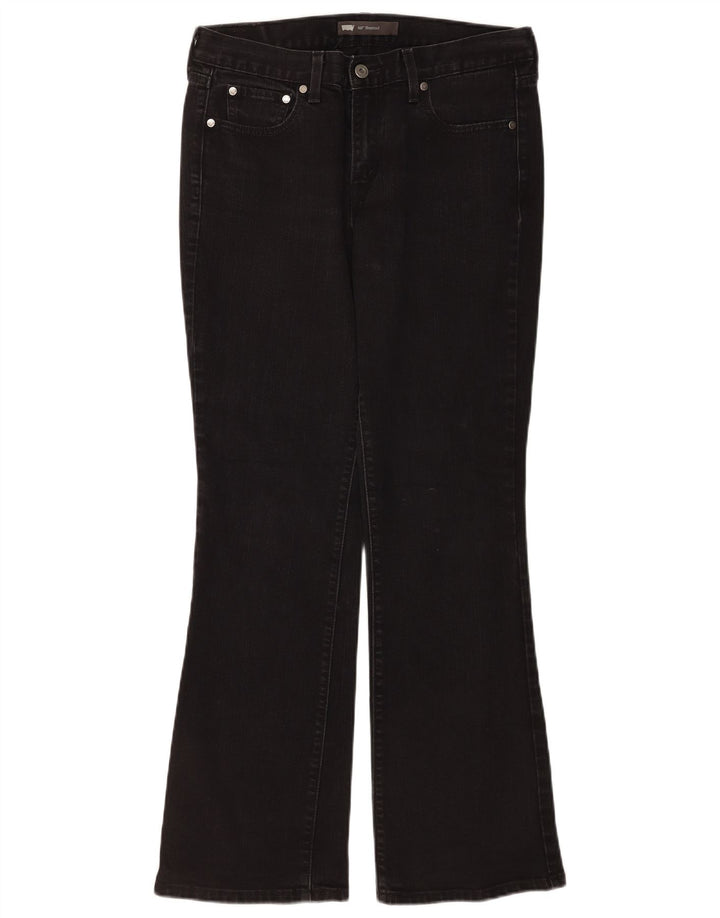 Blugi Levi's pentru femei 515 Bootcut US 10 Large W30 L32 Bumbac negru