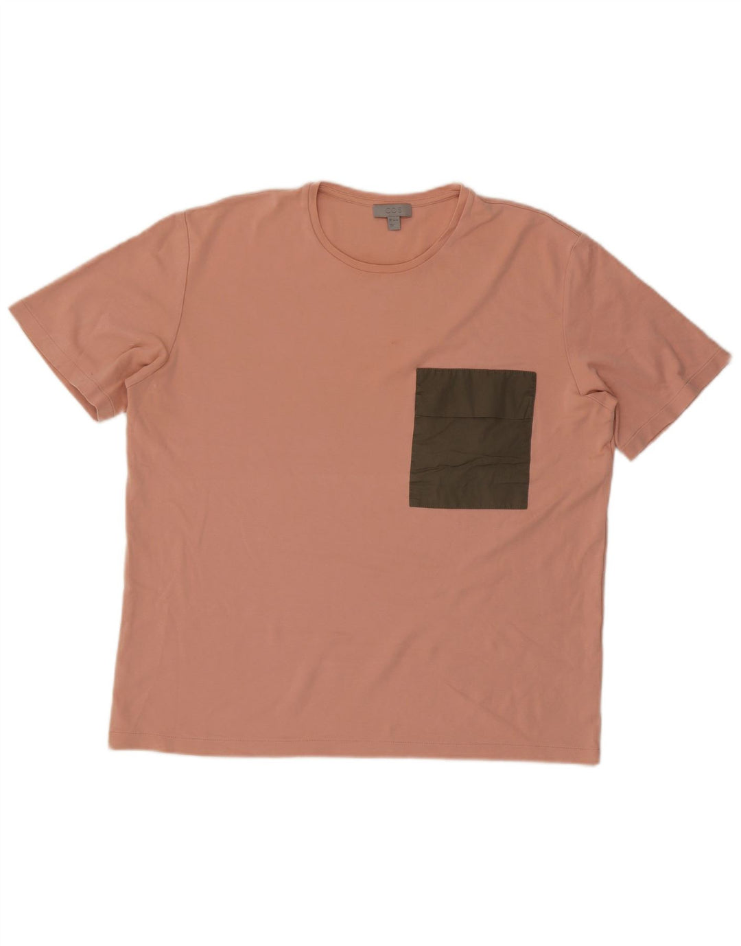 Tricou pentru bărbați Cos Top mare bumbac roz