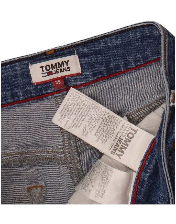 TOMMY HILFIGER Pantaloni scurți din denim pentru femei W28 bumbac albastru mediu