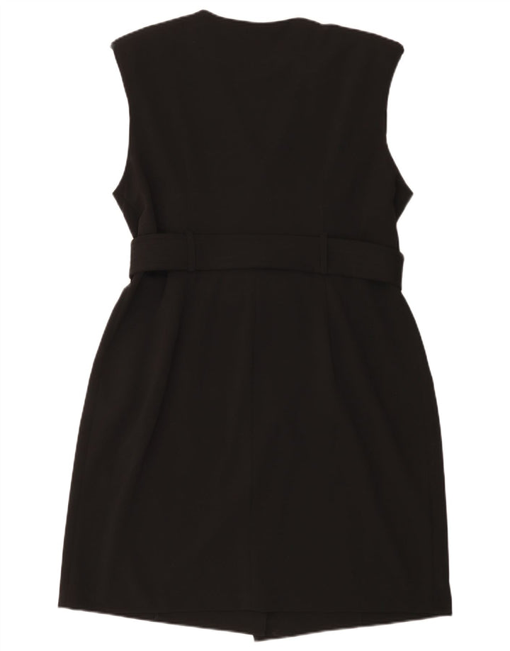 Rochie teacă fără mâneci pentru femei Calvin Klein US 14 Poliester negru mare
