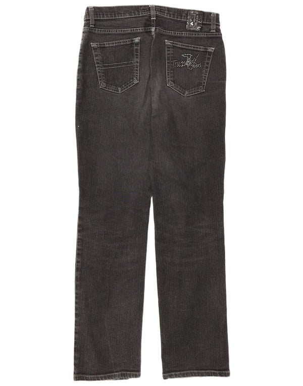 Blugi drepti pentru femei Trussardi W29 L31 bumbac gri
