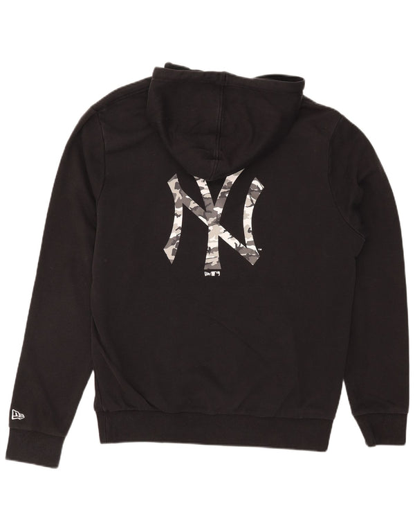 New Era Mens York Yankees Graphic Hoodie Jumper Large Black Cotton