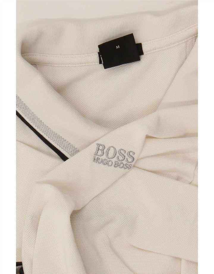 Tricou polo pentru bărbați Hugo Boss, alb mediu
