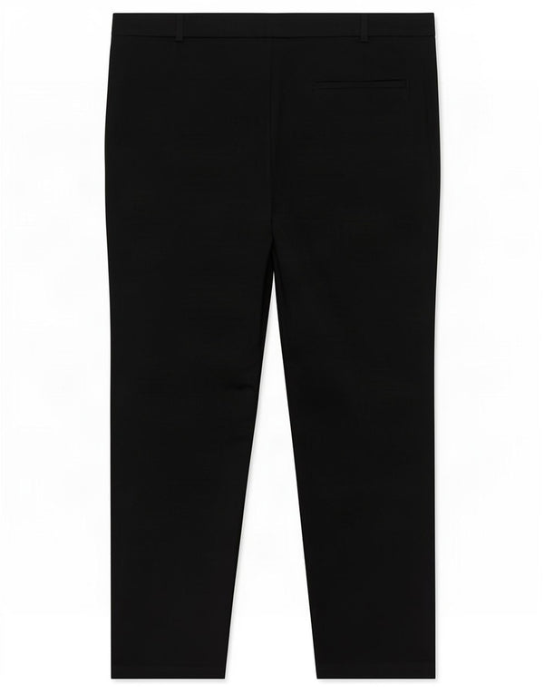 Marks & Spencer Womens Tapered Casual Trousers UK 16 Large W38 L27 Black