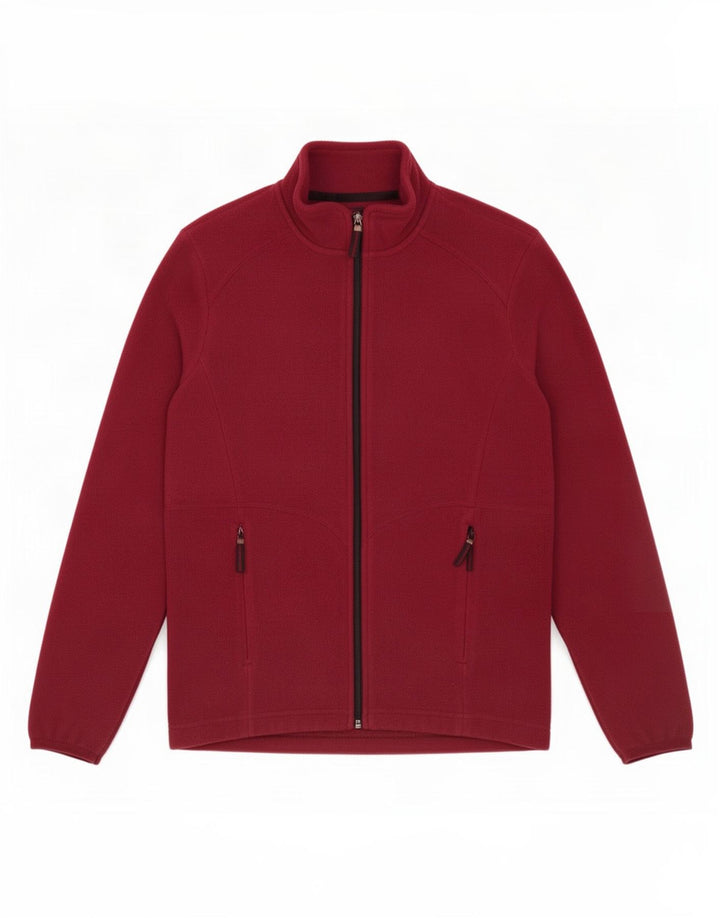 Jachetă fleece pentru femei Marks & Spencer UK 12 Medium Burgundy Poliester