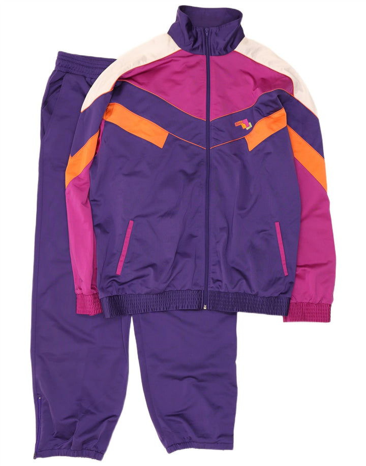 Trening complet pentru bărbați Brugi XL, mov, poliester color bloc