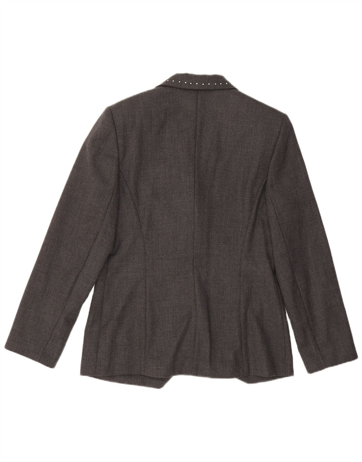 Jachetă Blazer pentru femei Pancaldi & B IT 46 mare, gri, lână virgină