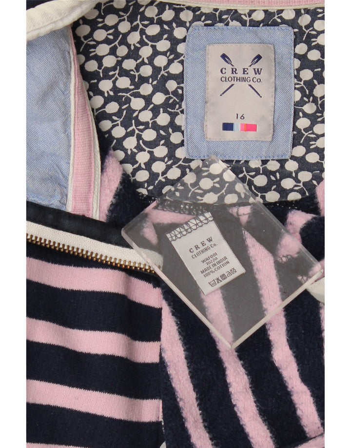 Crew Clothing Hanorac pentru femei Pulover UK 16 Mare bleumarin cu dungi