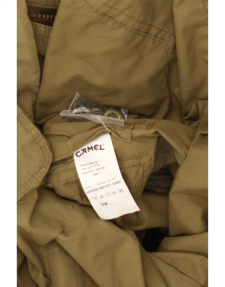 Jachetă cu glugă pentru bărbați Camel Active EU 58 2XL Kaki Bumbac