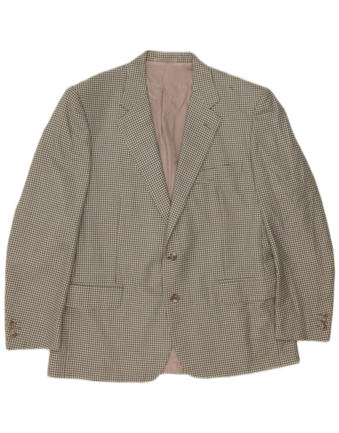 Jachetă pentru bărbați Trussardi, cu 2 nasturi, UK 40, lână mare, gri cu picior de gală
