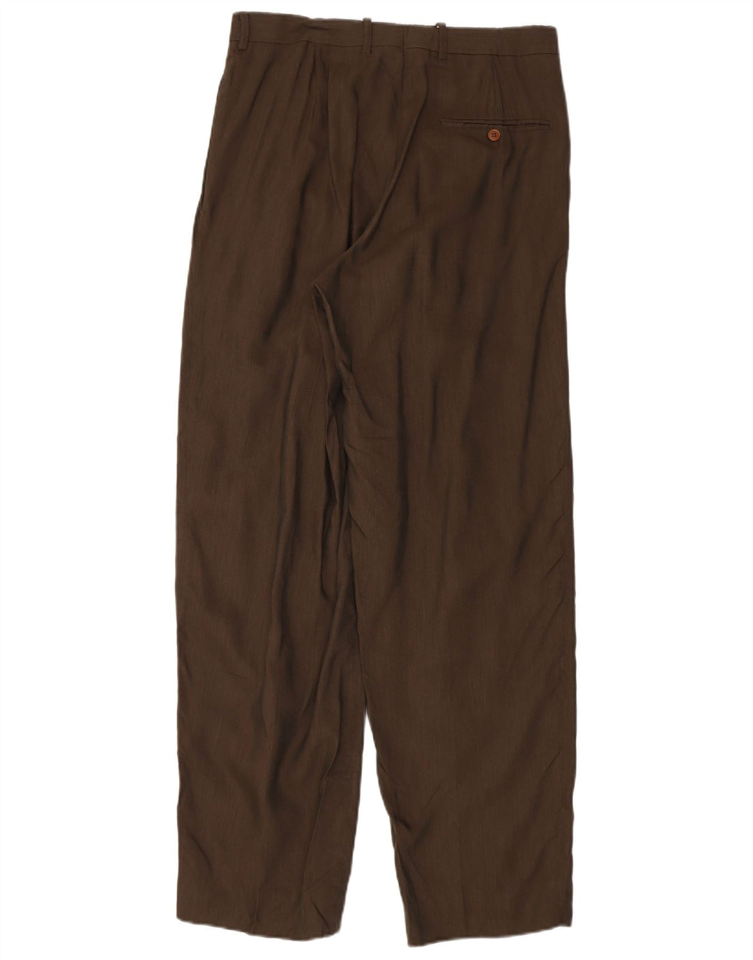 GB.PEDRINI Pantaloni de costum pentru bărbați IT 48 Medium L32 L33 Maro In