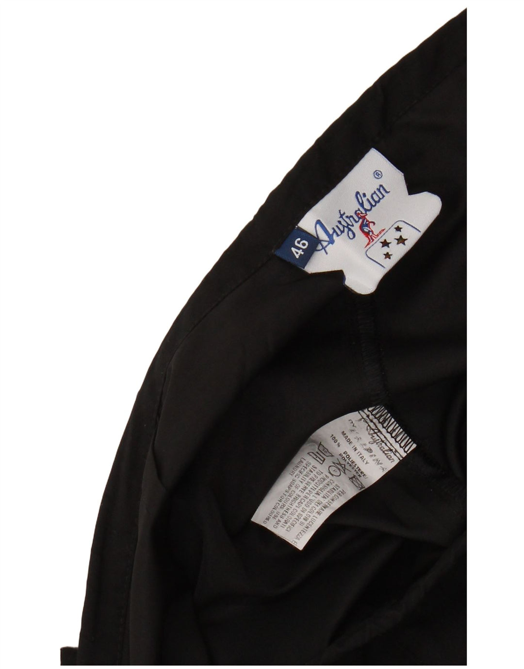AUSTRALIAN L'ALPINA Pantaloni de trening pentru femei IT 46 Poliester negru mare