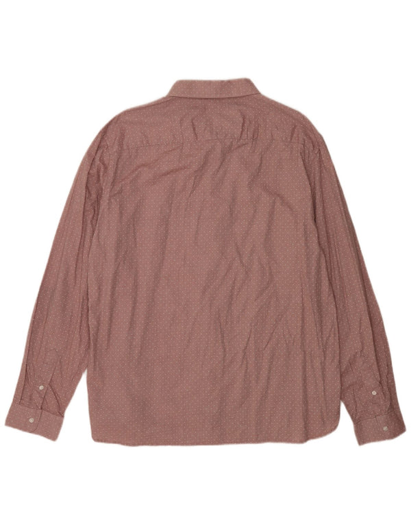 Cămașă pentru bărbați French Connection 2XL, bumbac cu pete roz
