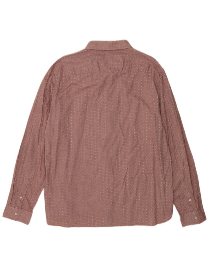 Cămașă pentru bărbați French Connection 2XL, bumbac cu pete roz