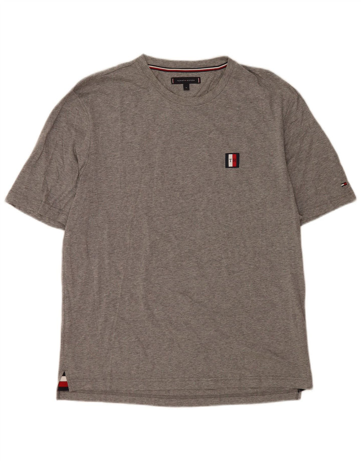 Tricou pentru bărbați Tommy Hilfiger Top XL bumbac gri