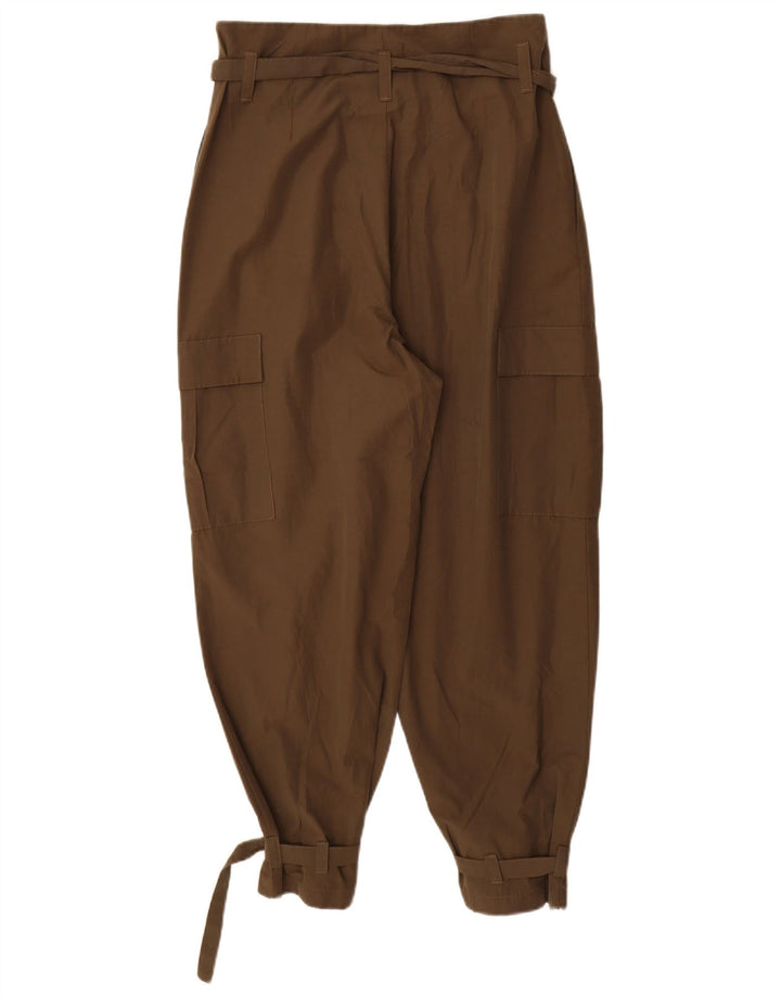 Pantaloni cargo pentru femei Zara Medium L28 L26 Kaki Poliester