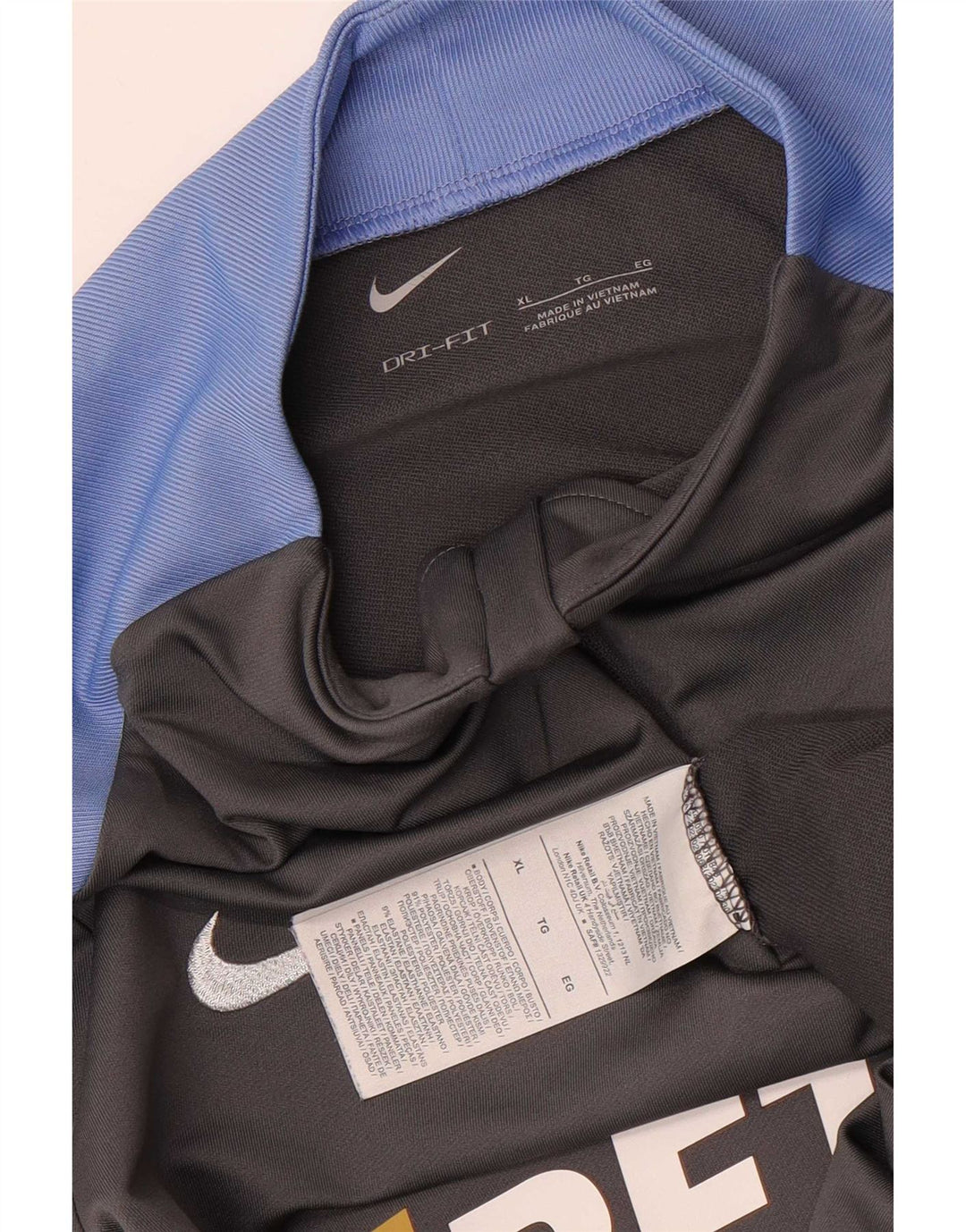 Top de trening cu pulover grafic Nike Tottenham Hotspur pentru bărbați, XL, gri