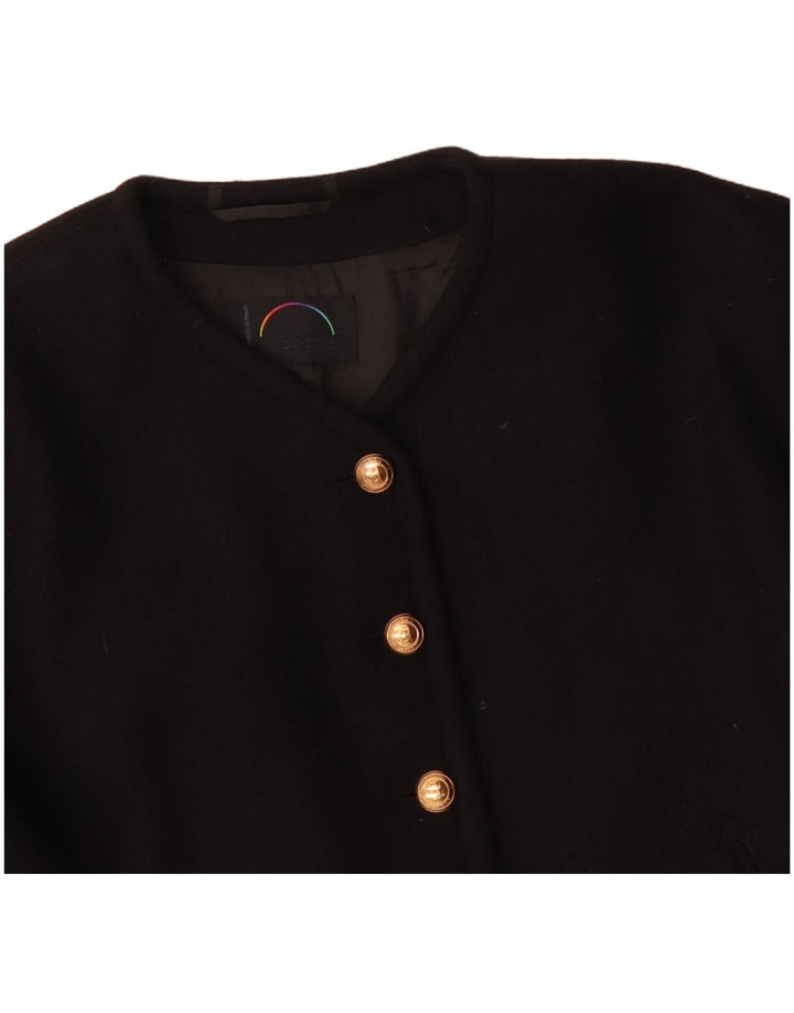 Jachetă pentru femei BOGNER Crop 5 Button Blazer UK 18 XL Negru