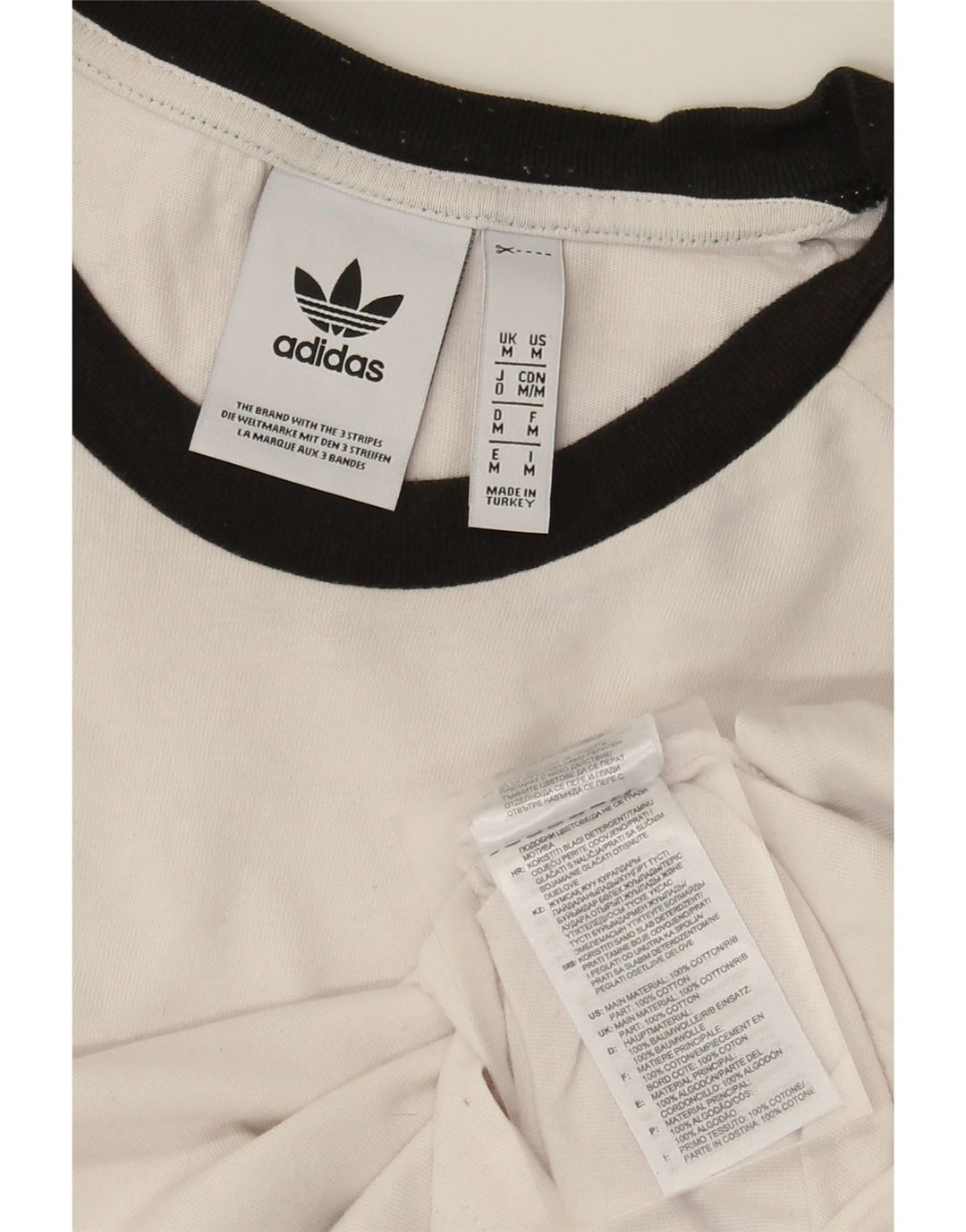 Tricou Bărbați Adidas Top Mediu Alb Bumbac
