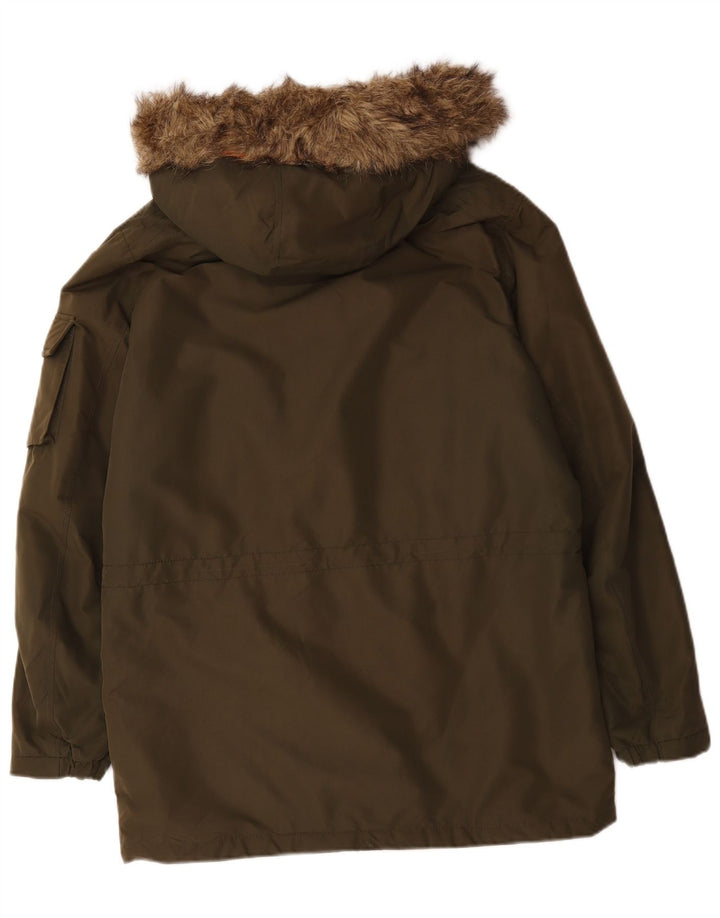 Jack & Jones jachetă parka cu glugă pentru bărbați UK 38 Medium Khaki