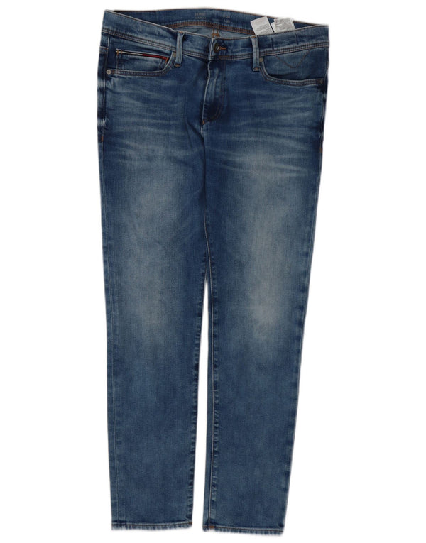 Blugi pentru bărbați Tommy Hilfiger Simon skinny W34 L28, bumbac albastru